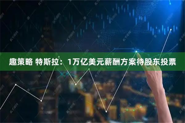 趣策略 特斯拉：1万亿美元薪酬方案待股东投票
