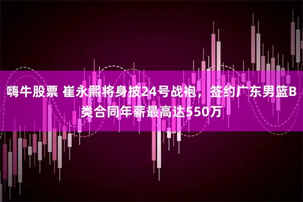 嗨牛股票 崔永熙将身披24号战袍，签约广东男篮B类合同年薪最高达550万